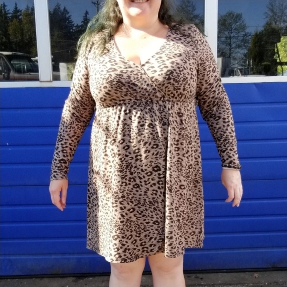 Leopard Print Women's Dress